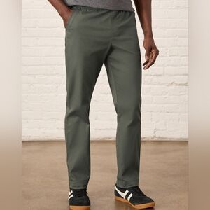 Pact Organic Daily Twill Midweight Pants, Medium, Castor Green